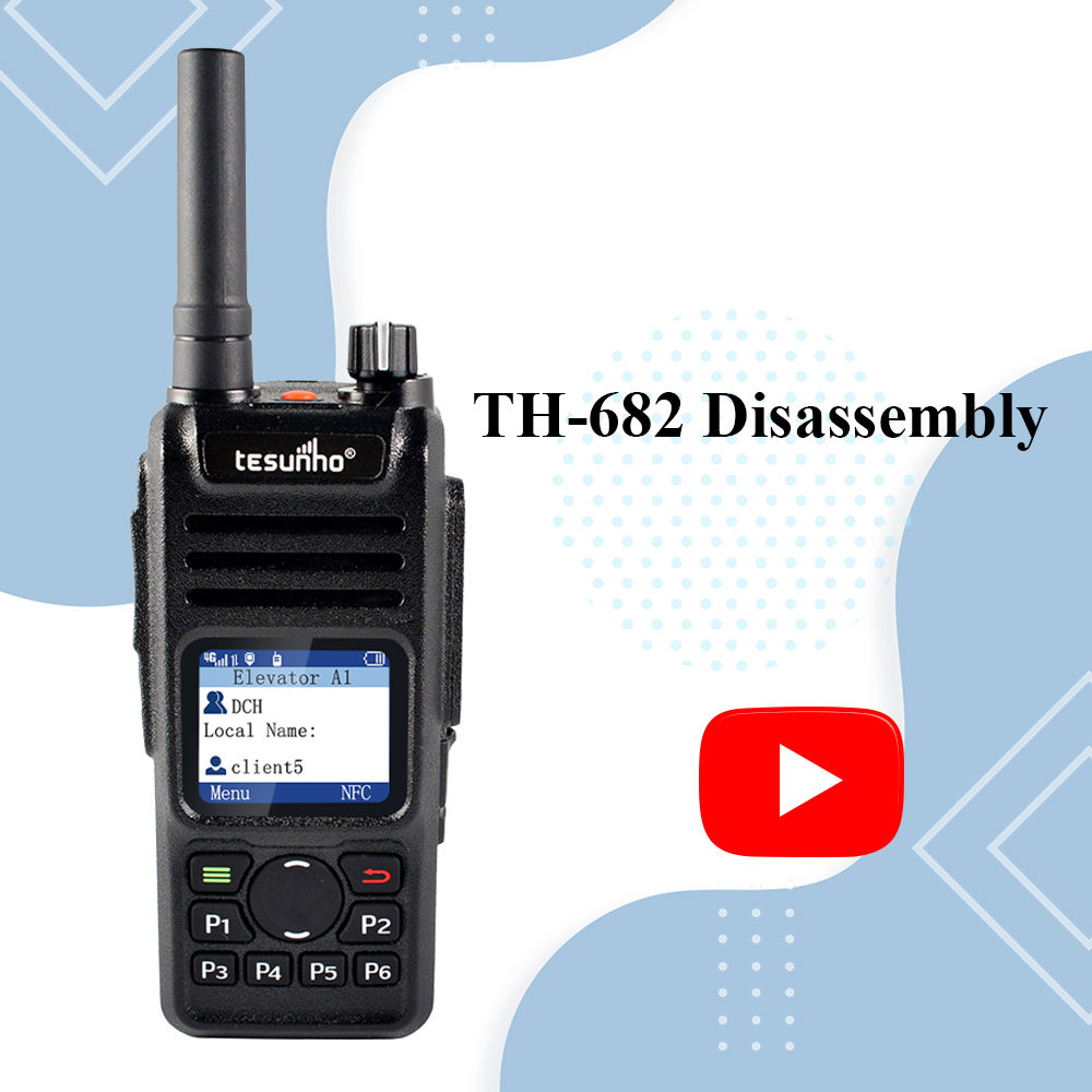 TH-682 Walkie Talkie Disassembly