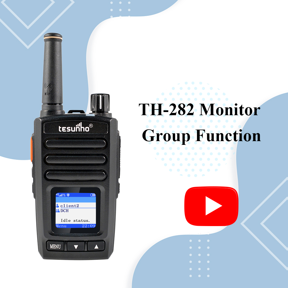 TH-282 PoC Radio Monitor Group Function