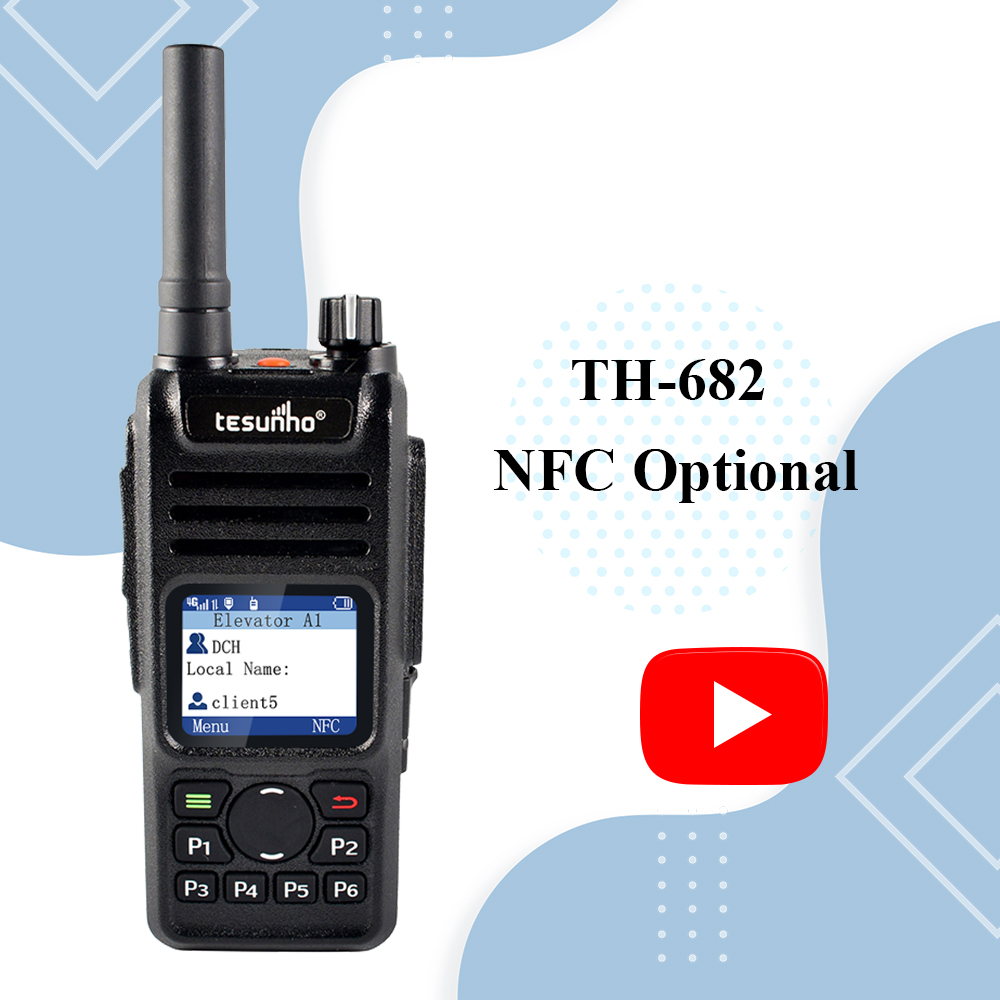 TH-682 Walkie Talkie/Two Way Radio Tesunho Rugged NFC Optional