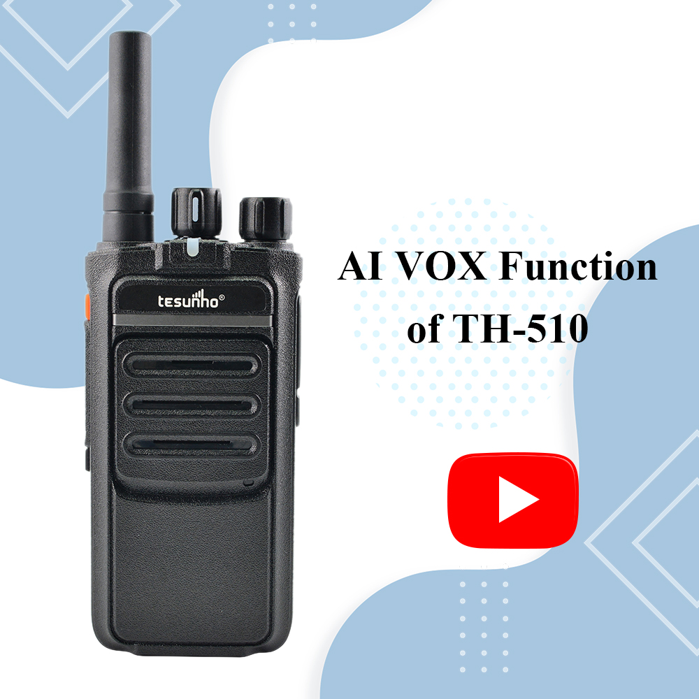 AI VOX Function Of TH-510 POC Two Way Radio