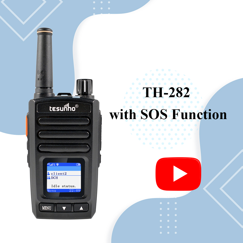 TH-282 PoC 2 Way Radio with SOS Function