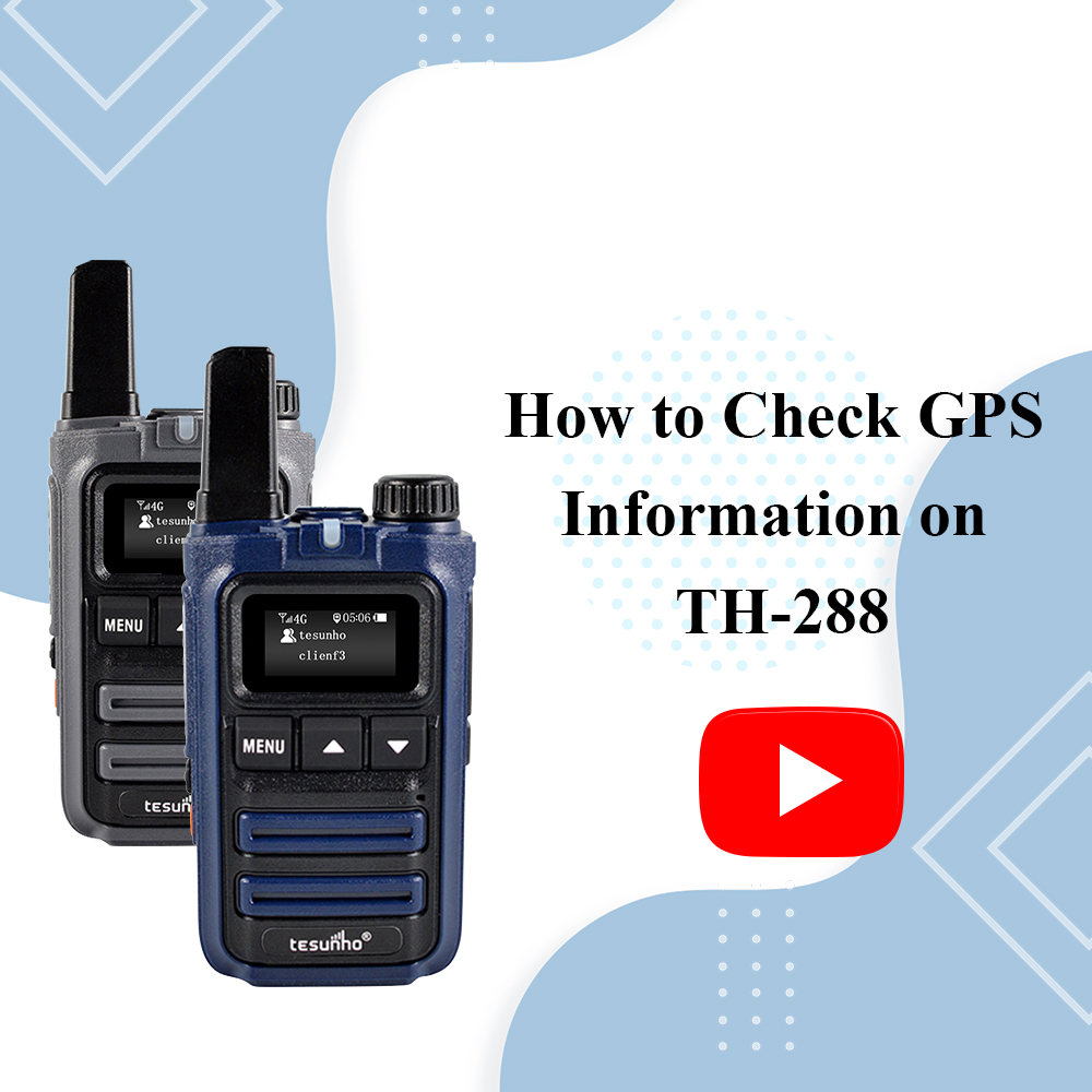 How to Check GPS Information on TH-288