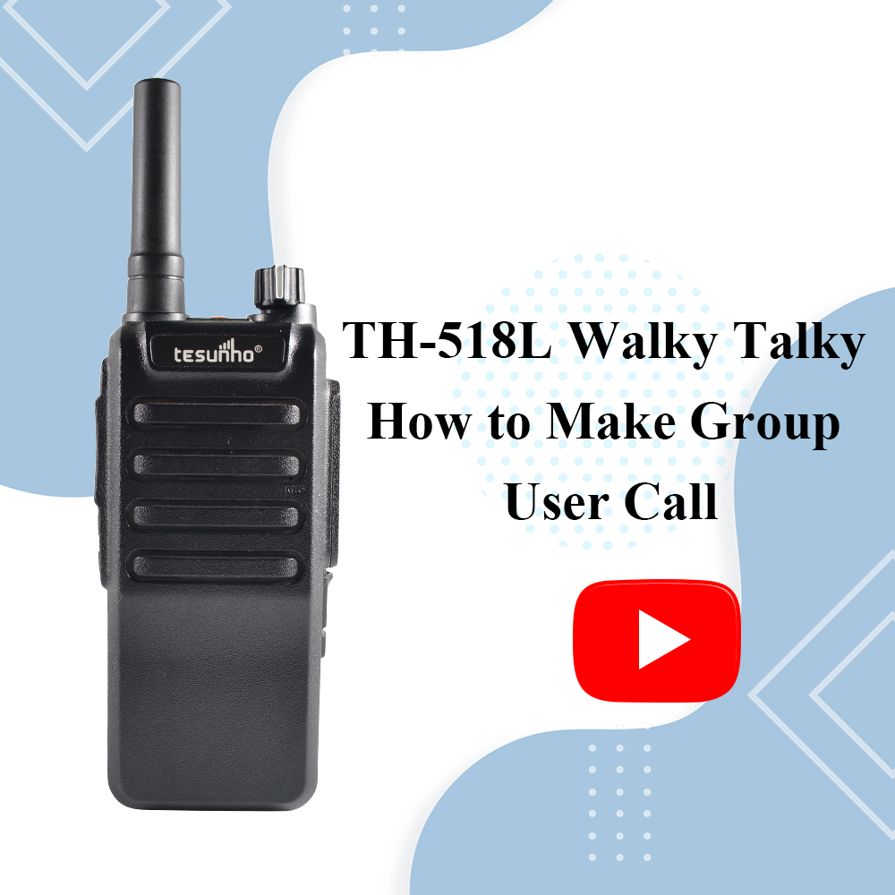 TH-518L Walky Talky How to Make Group User Call