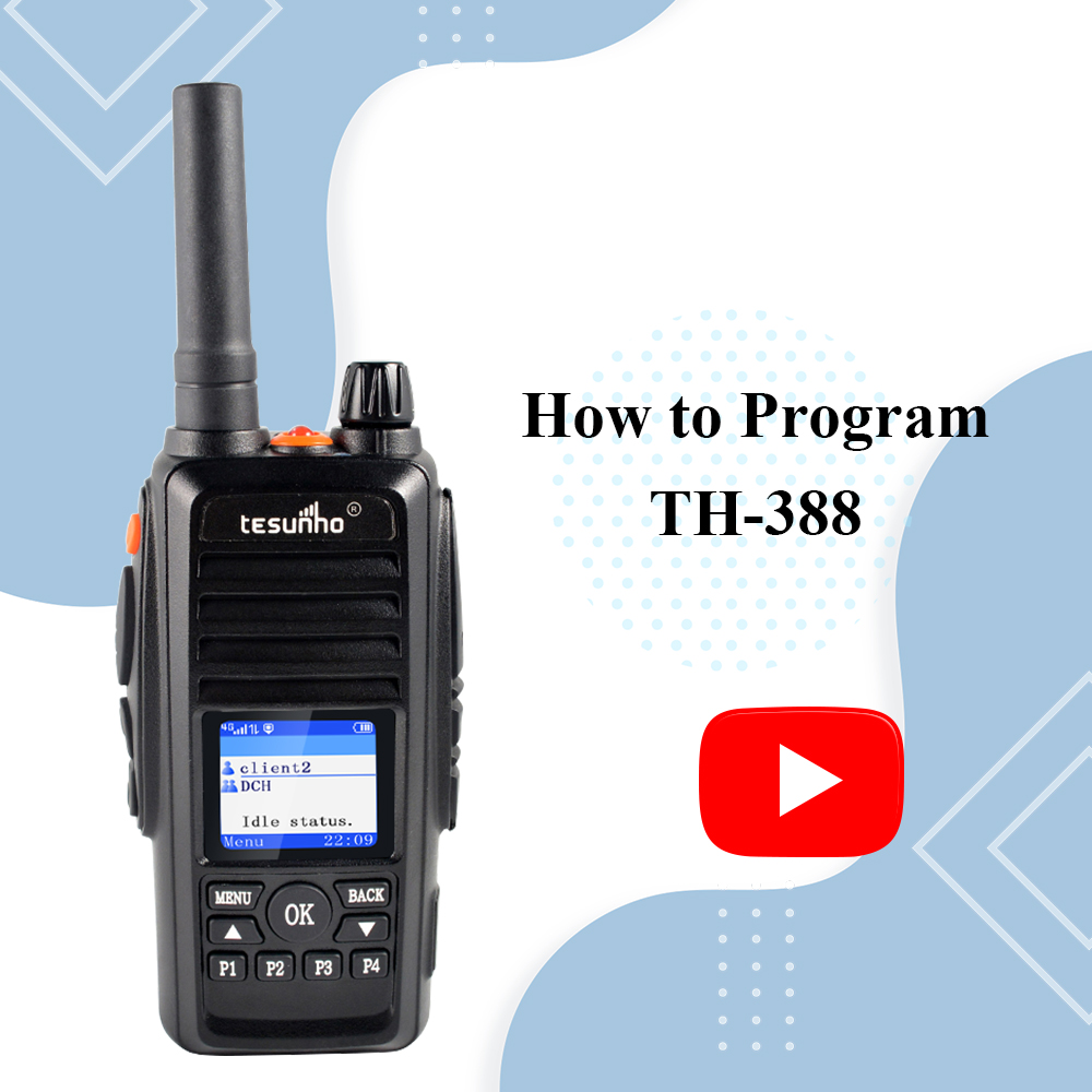 How to Program TH-388 Two Way Radio
