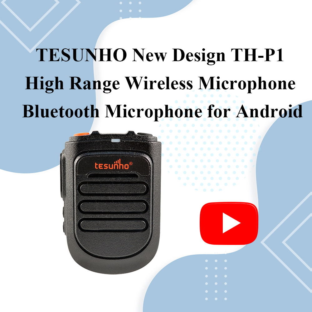 TESUNHO New Design TH-P1 High Range Wireless Microphone Bluetooth Microphone For Android