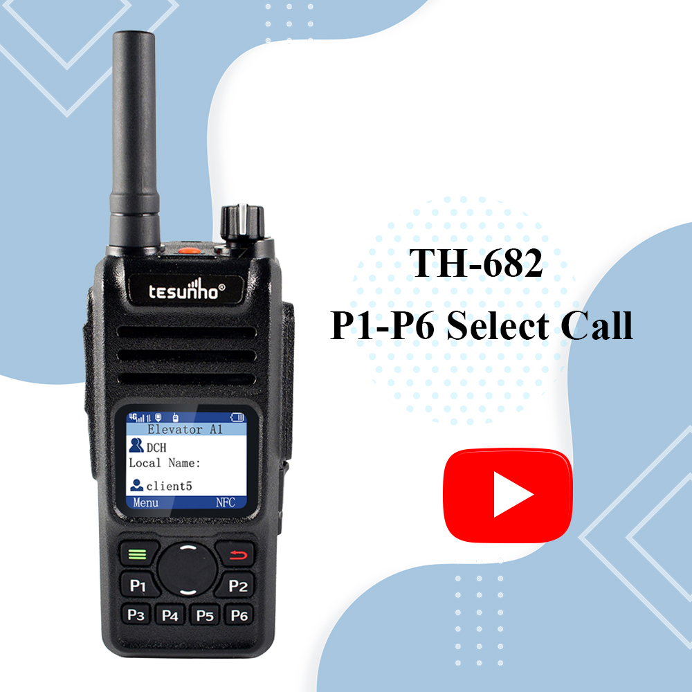 How to Set PoC Radio TH-682 P1-P6 Select Call