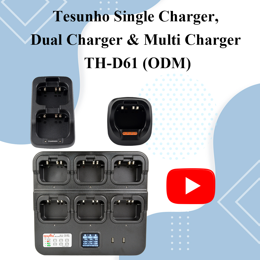 Tesunho Single Charger, Dual Charger & Multi Charger TH-D61 (ODM)