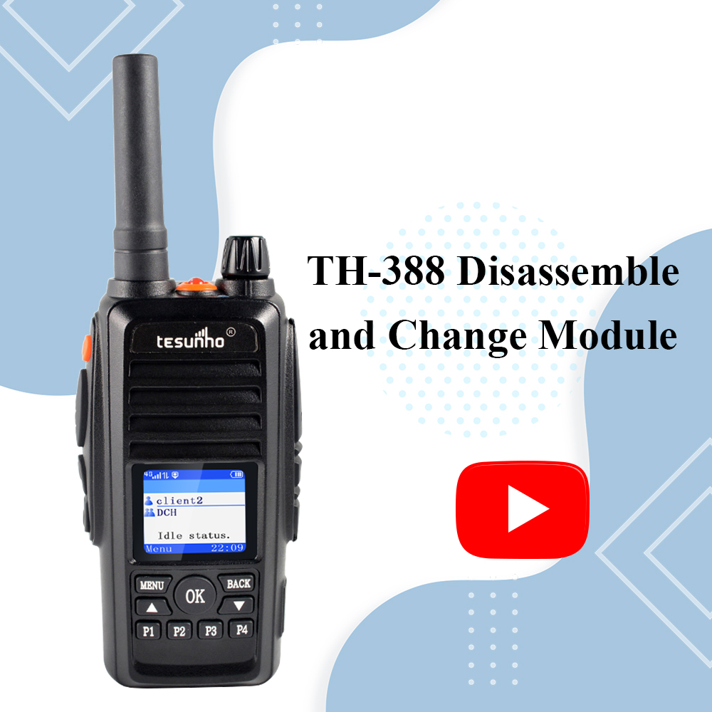 TH-388 Radio Disassemble and Change Module