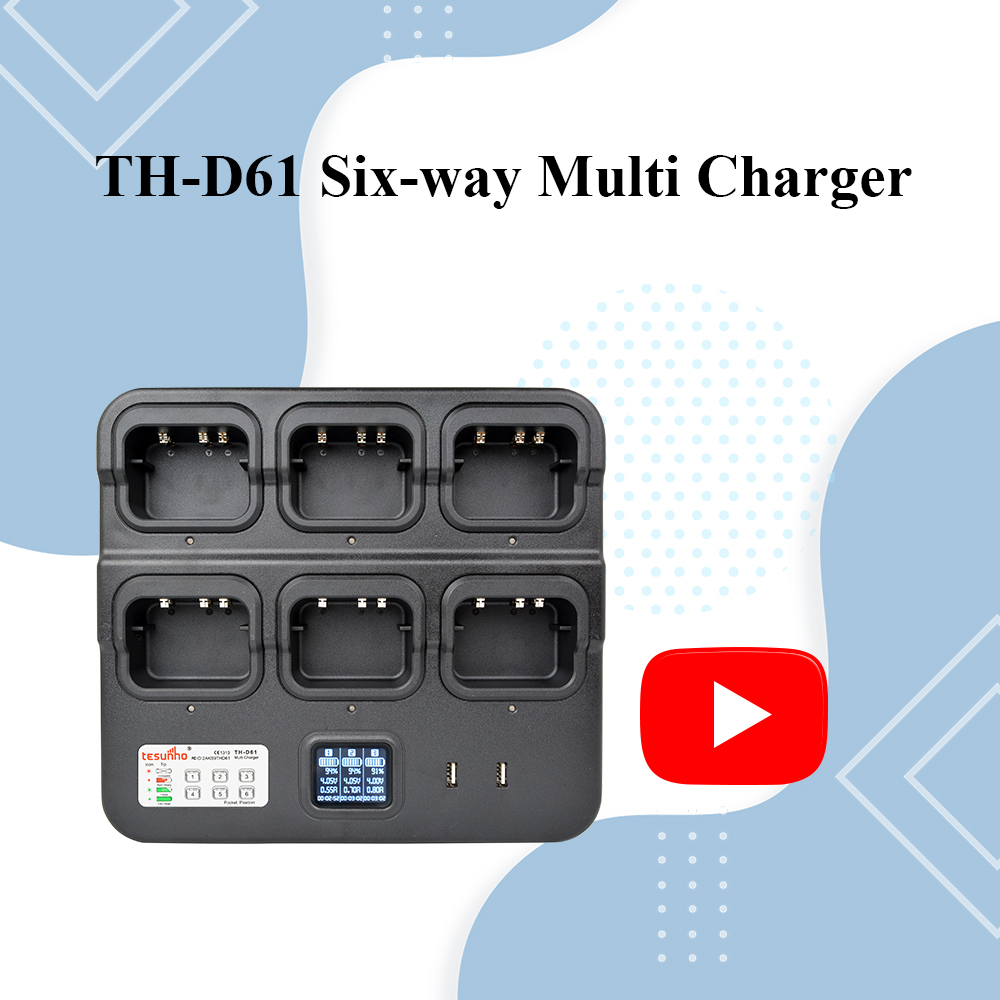 TH-D61 Six-way Multi Charger