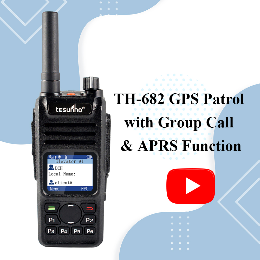 TH-682 GPS Patrol Walkie Talkie With Group Call & APRS Function