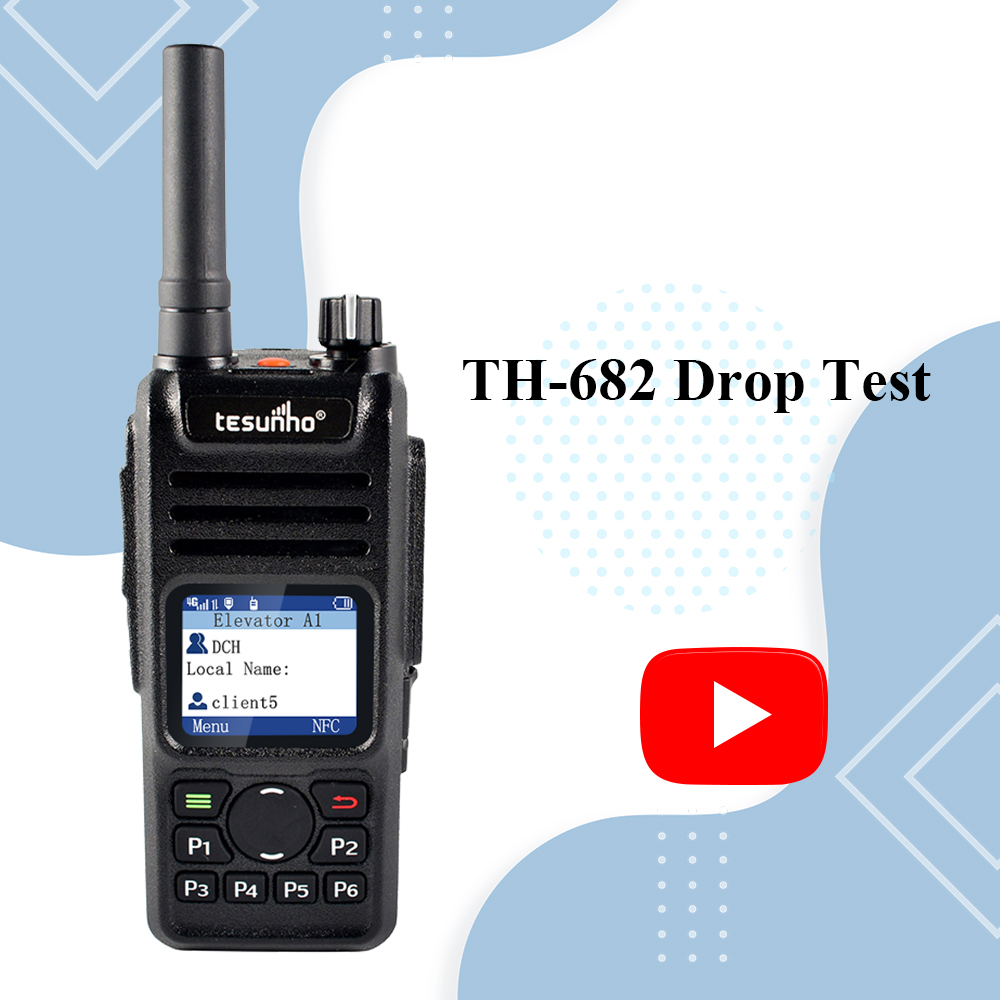 Tesunho High Quality PoC Radio TH-682 Drop Test