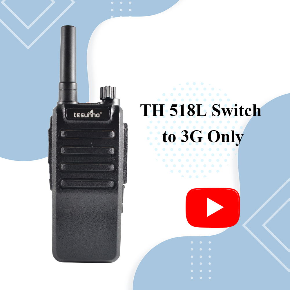 TH-518L Walkie Talkie/2 Way Radio Switch to 3G only