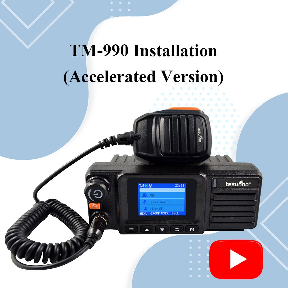 TM-990 GPS Tracking Radio Installation