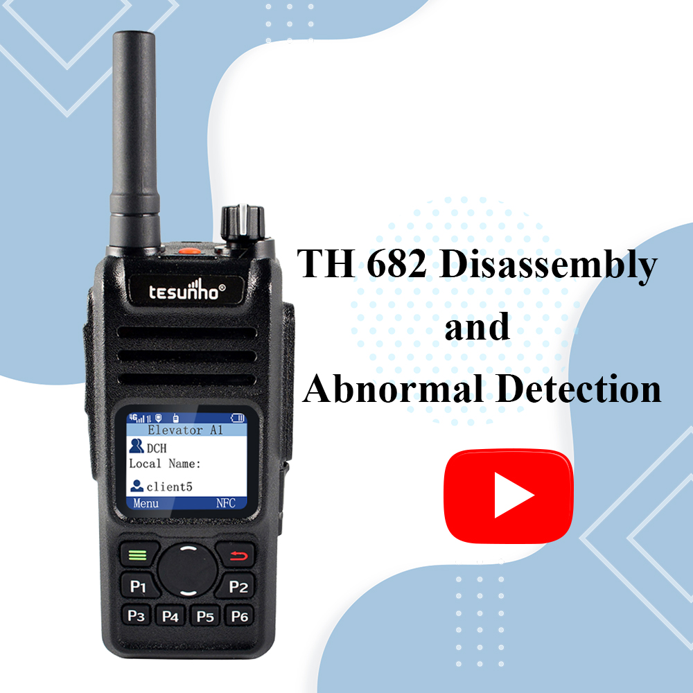 TH-682 Walkie Talkie Disassembly and Abnormal Detection