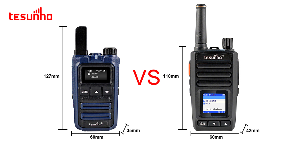 Differences Between TH-282 and TH-288 PoC Radios