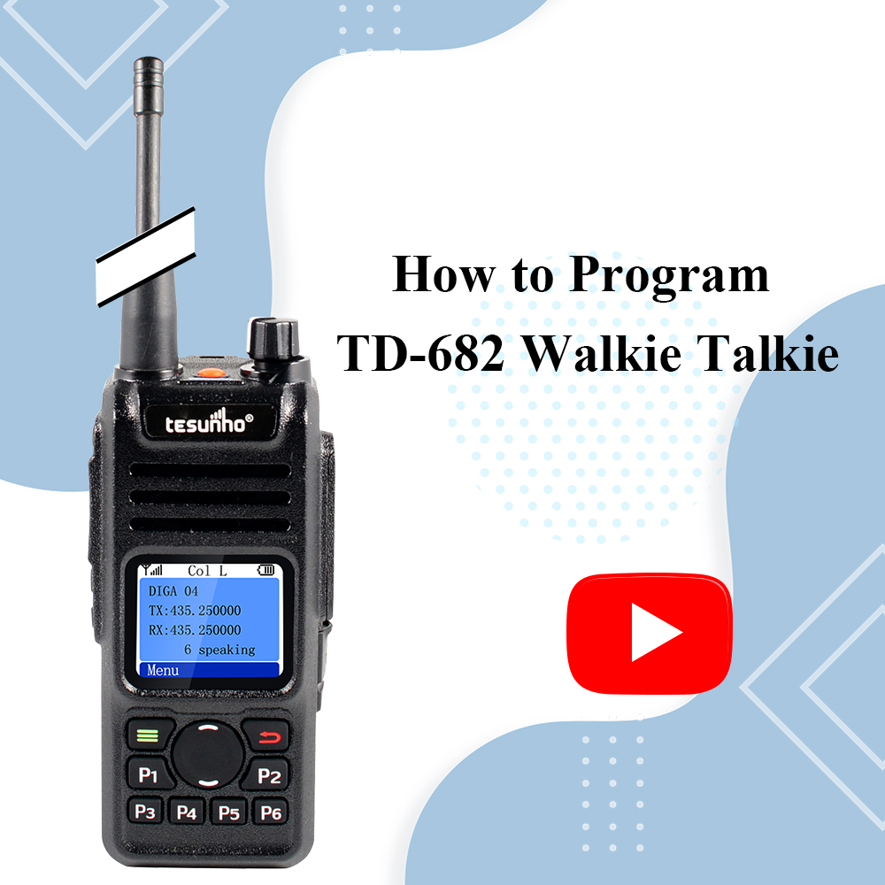 How to Program TD-682 Walkie Talkie