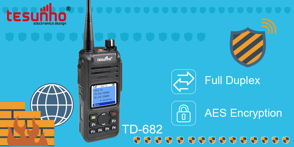 TD-682 DMR UHF Radio With Full Duplex and Encrypted Function