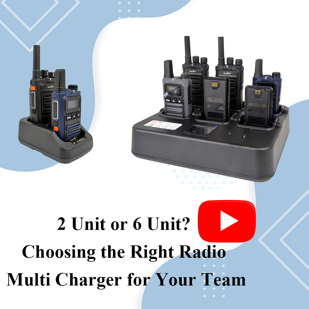 2 Unit or 6 Unit? Choosing the Right Radio Multi Charger for Your Team