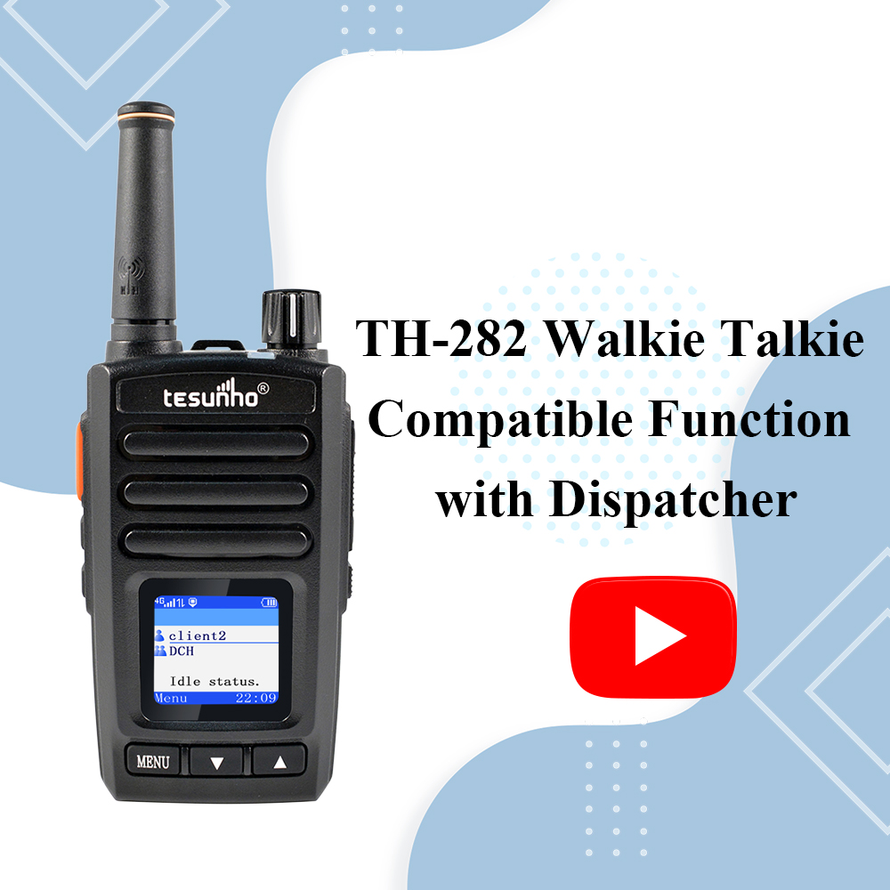 TH-282 Walkie Talkie Compatible Function With Dispatcher