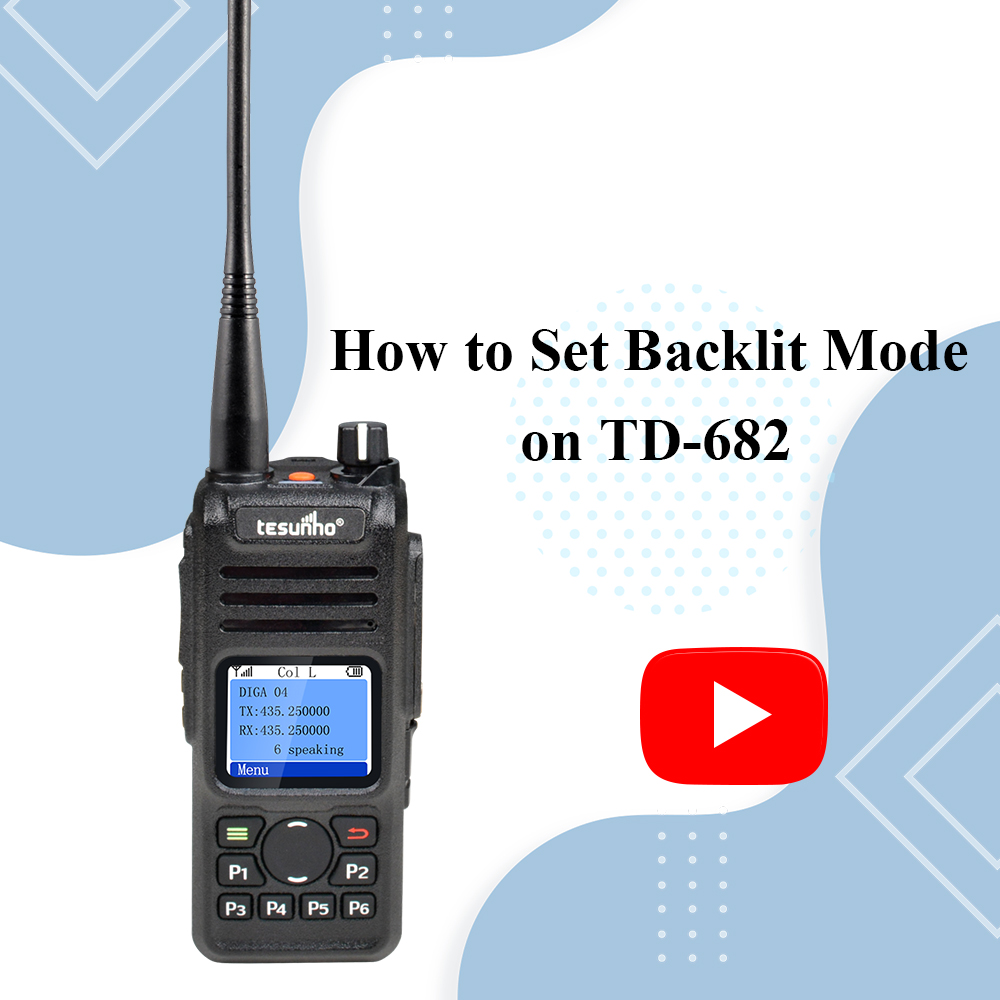 How to Set Backlit Mode On TD-682