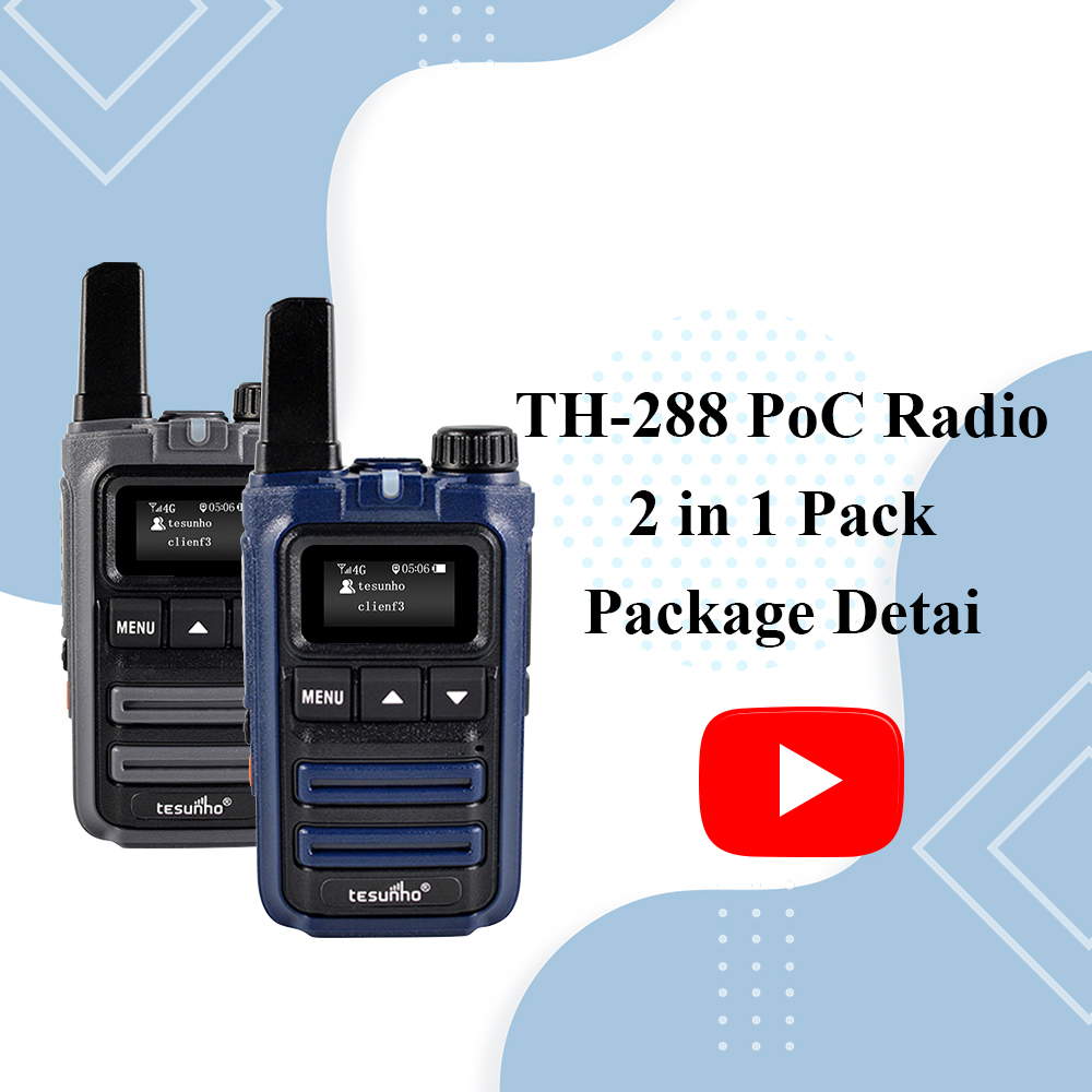 TH-288 PoC Radio 2 in 1 Pack Package Detail