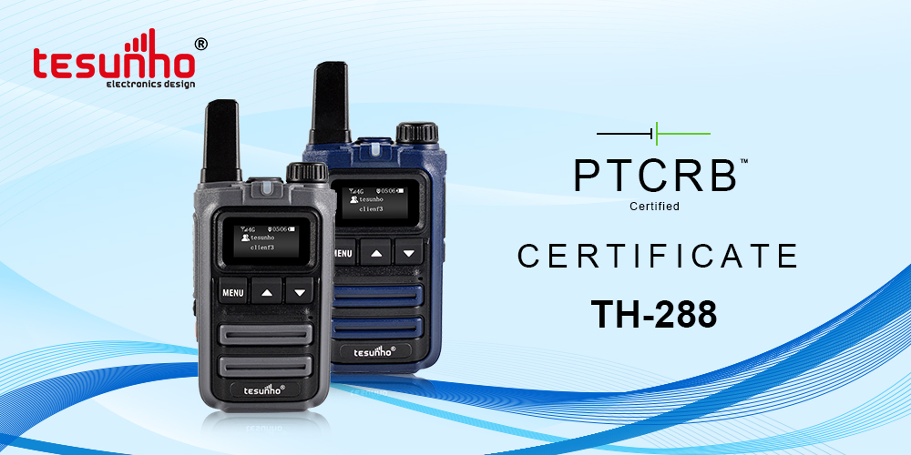 PTCRB Certificate For TH-288 PoC Radio